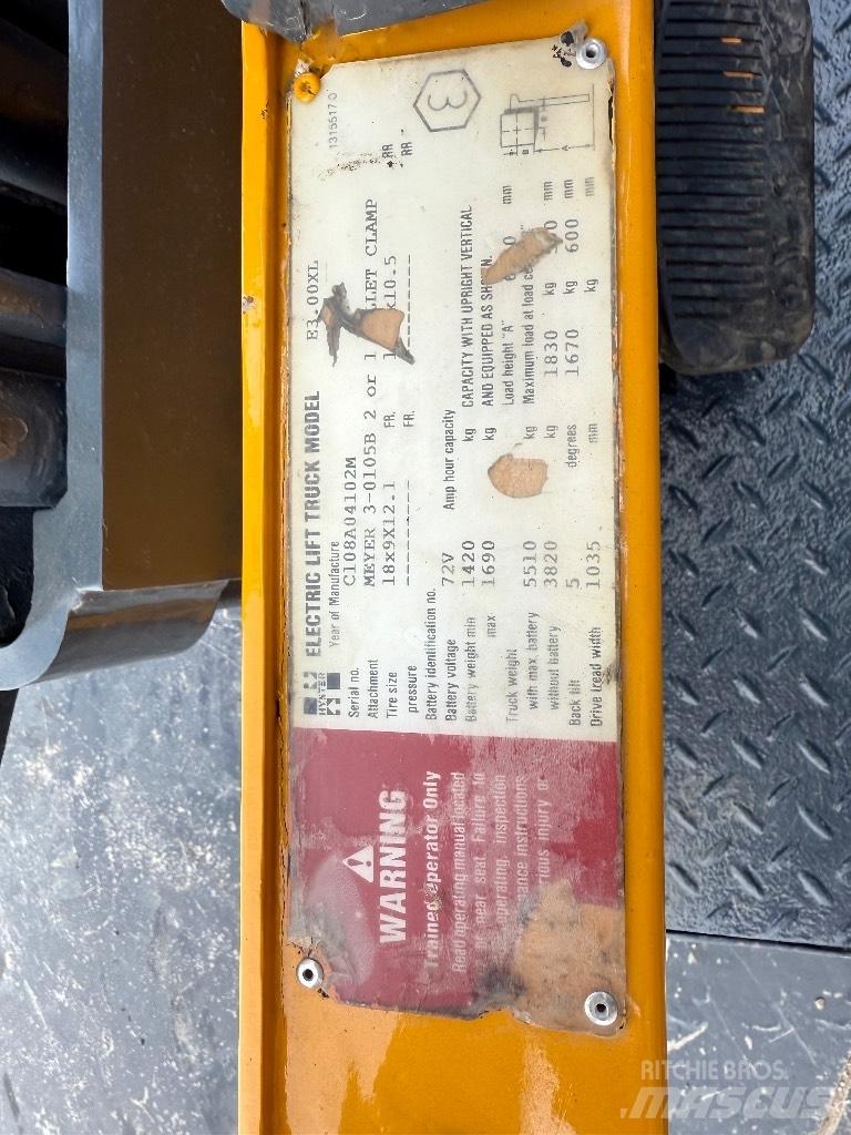 Hyster E3.00XL Stivuitor electric