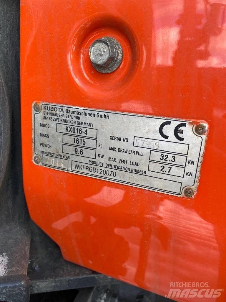 Kubota KX016-4 Mini excavatoare < 7t