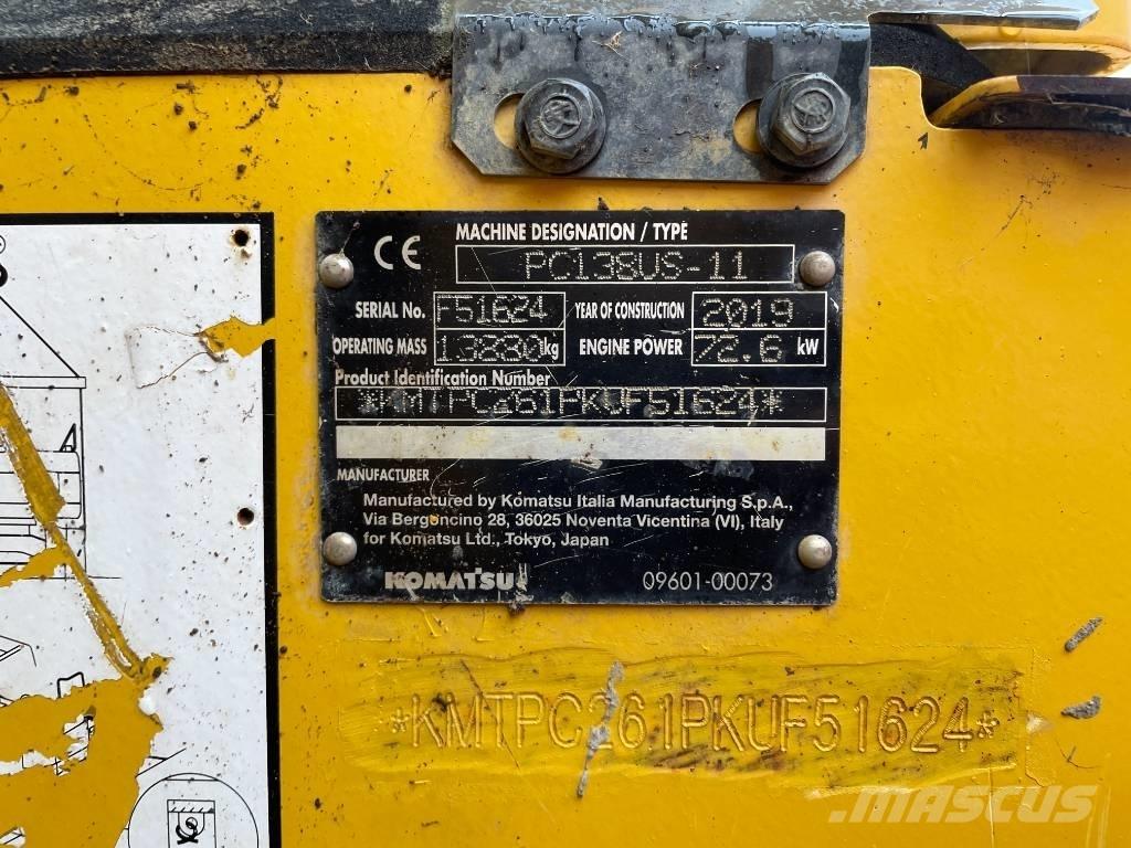 Komatsu PC 138 US-11 Excavatoare pe șenile
