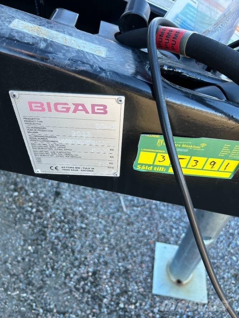 Bigab T8 DUMPERKÄRRA Alte remorci