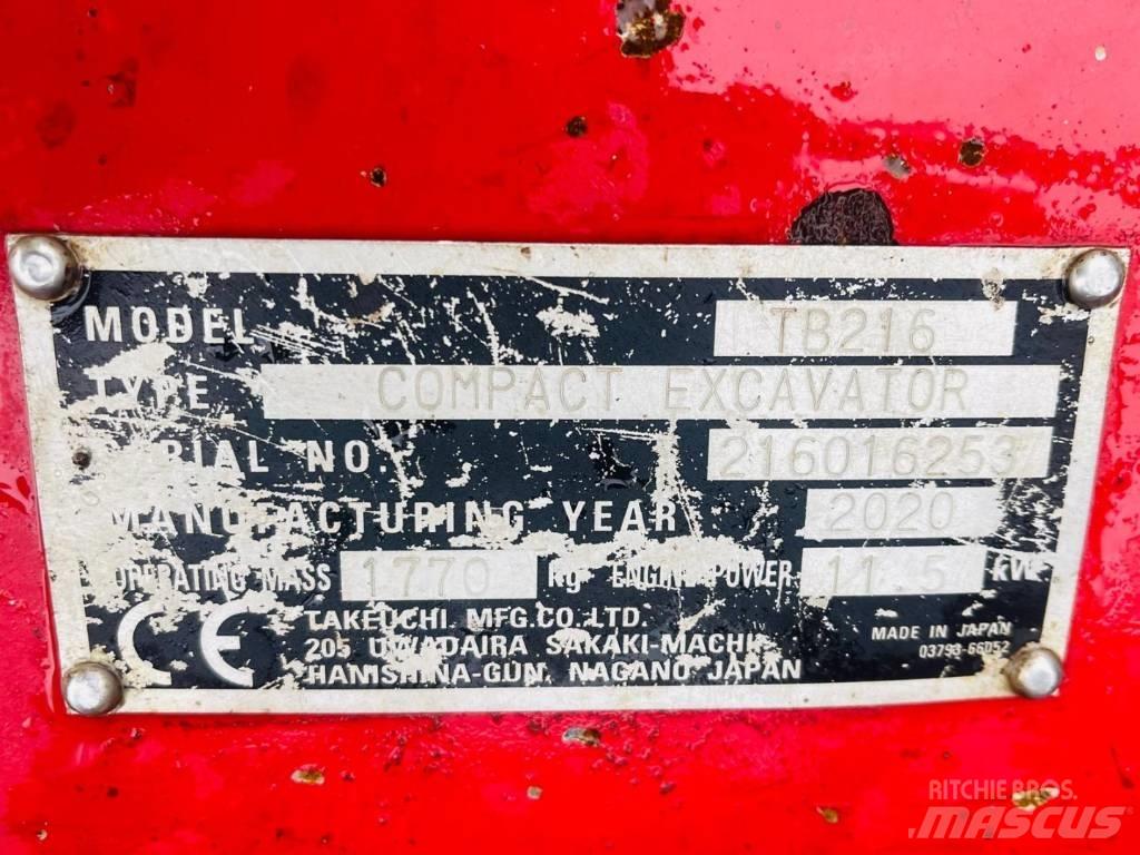 Takeuchi TB 216 Mini excavatoare < 7t
