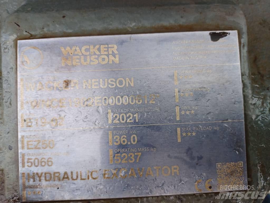 Wacker Neuson EZ50 Excavatoare pe șenile
