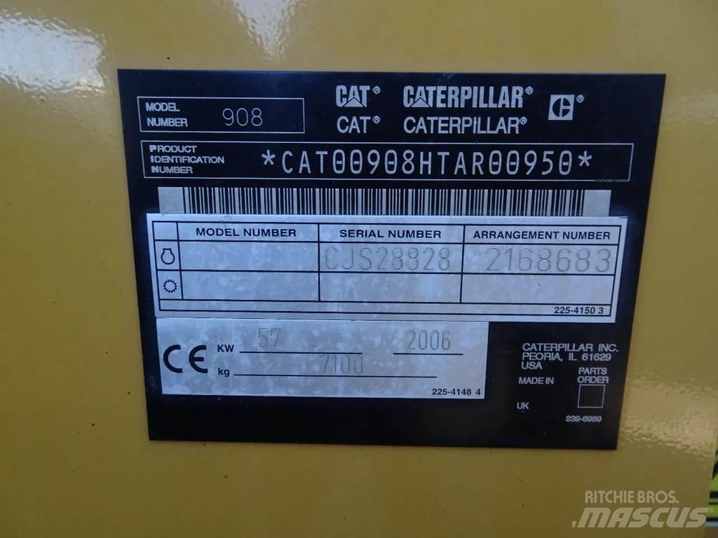 CAT 908 Incarcator pe pneuri