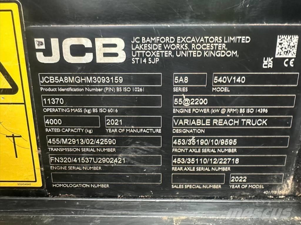 JCB 540-140 Stivuitoare telescopice