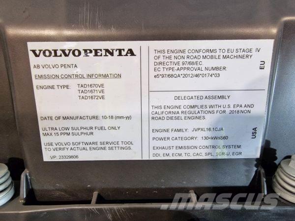 Volvo TAD1672VE Motoare