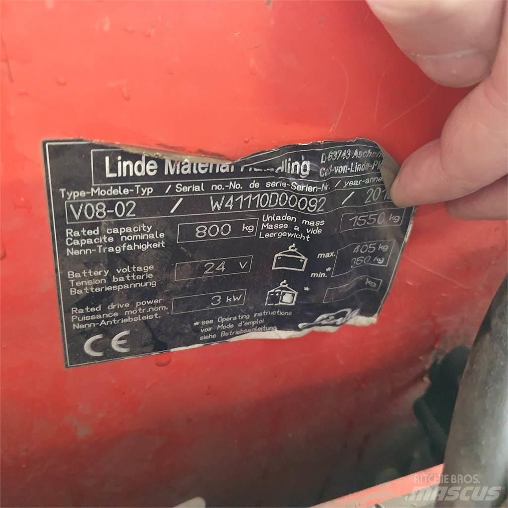 Linde V08-02 Utilaje speciale de ridicare si agatare