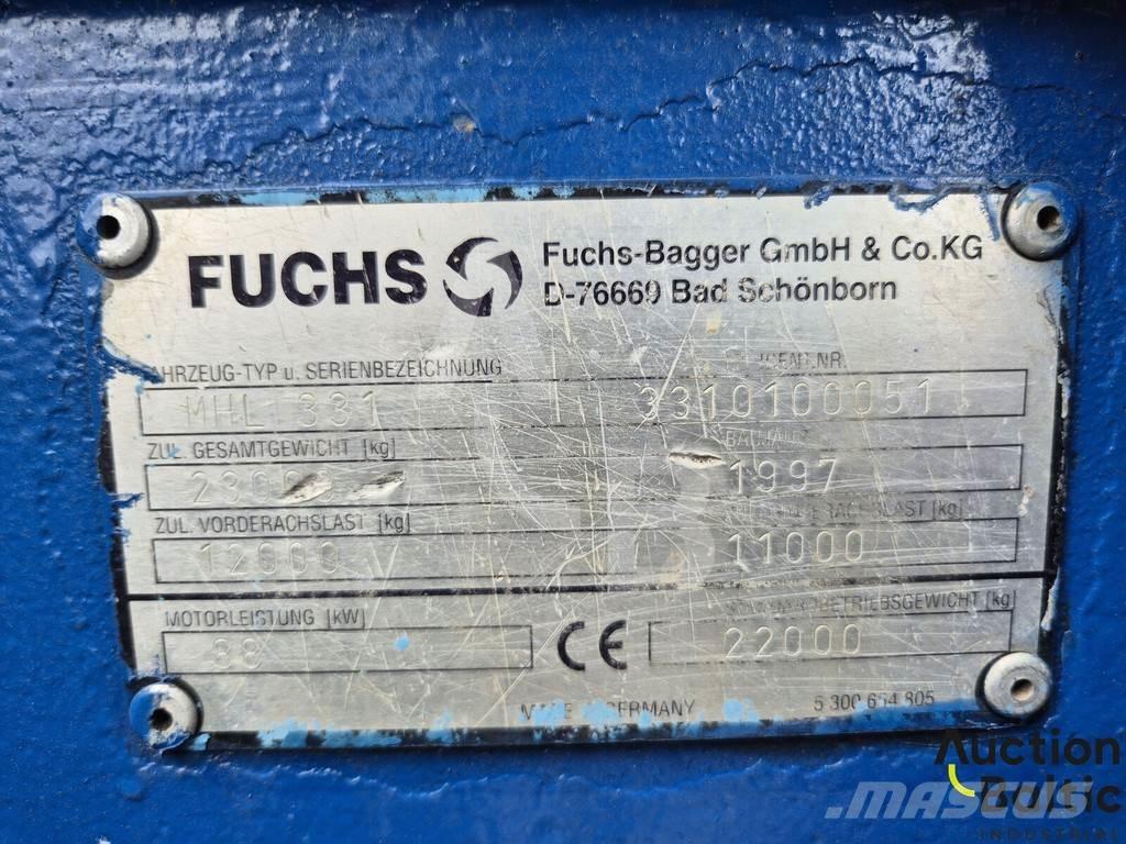 Fuchs MHL 331 Excavatoare cu roti