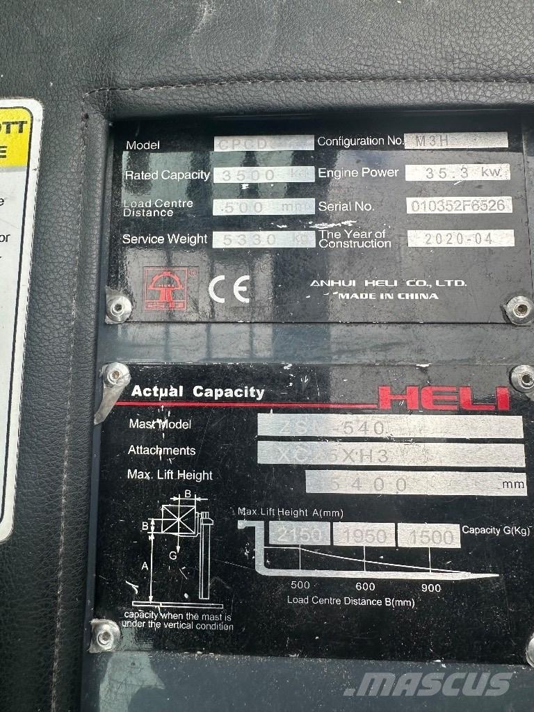 Heli CPCD 35 Stivuitor diesel