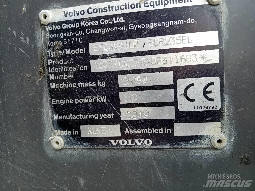 Volvo ECR235EL Excavatoare pe șenile
