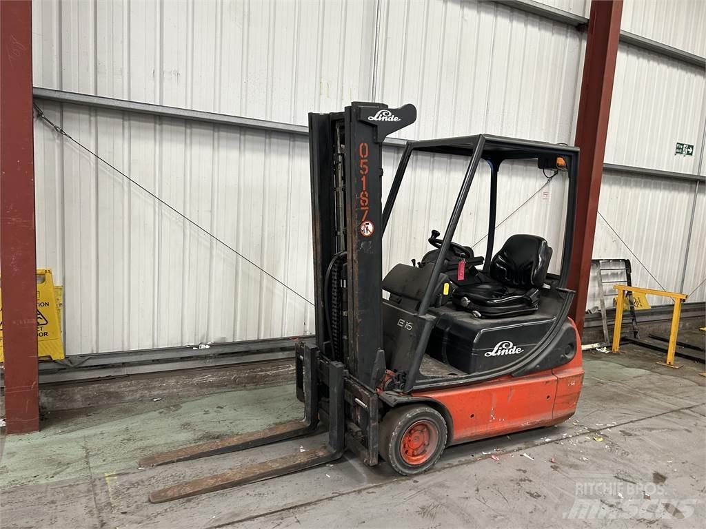 Linde E16C-02 Stivuitor electric