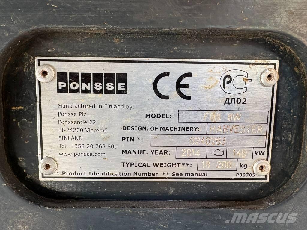 Ponsse Fox Combine forestiere