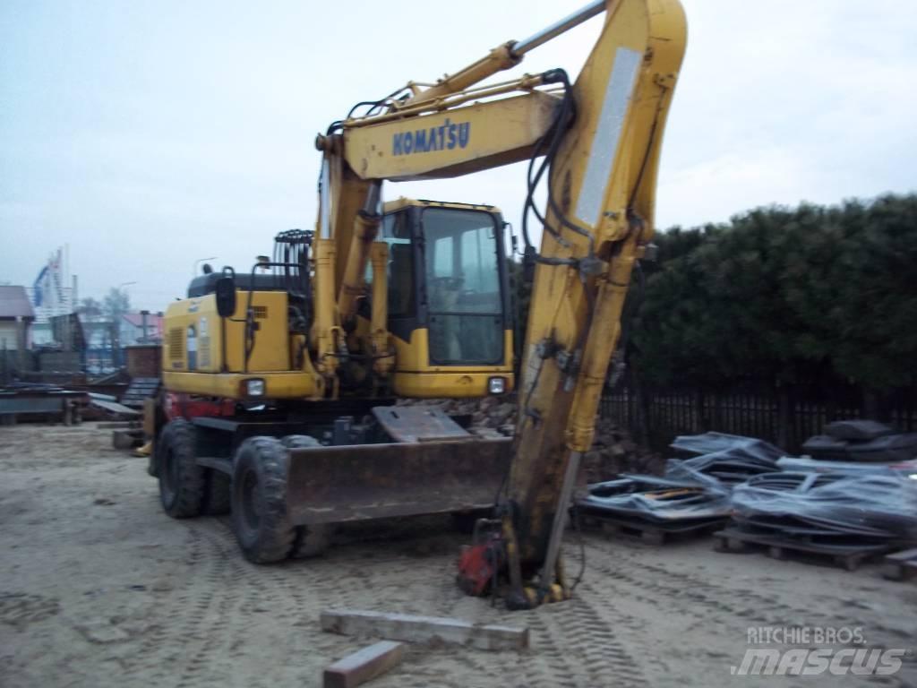 Komatsu PW 180-7 Excavatoare cu roti