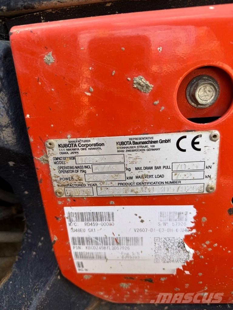 Kubota U 48 Mini excavatoare < 7t