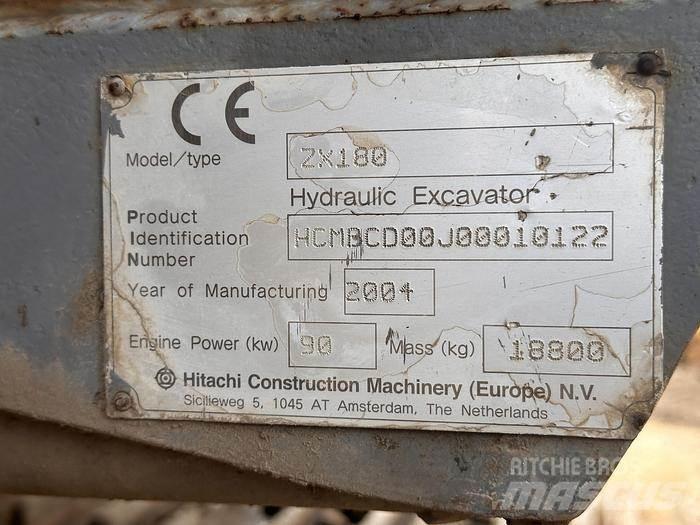 Hitachi ZX180 Excavatoare speciale