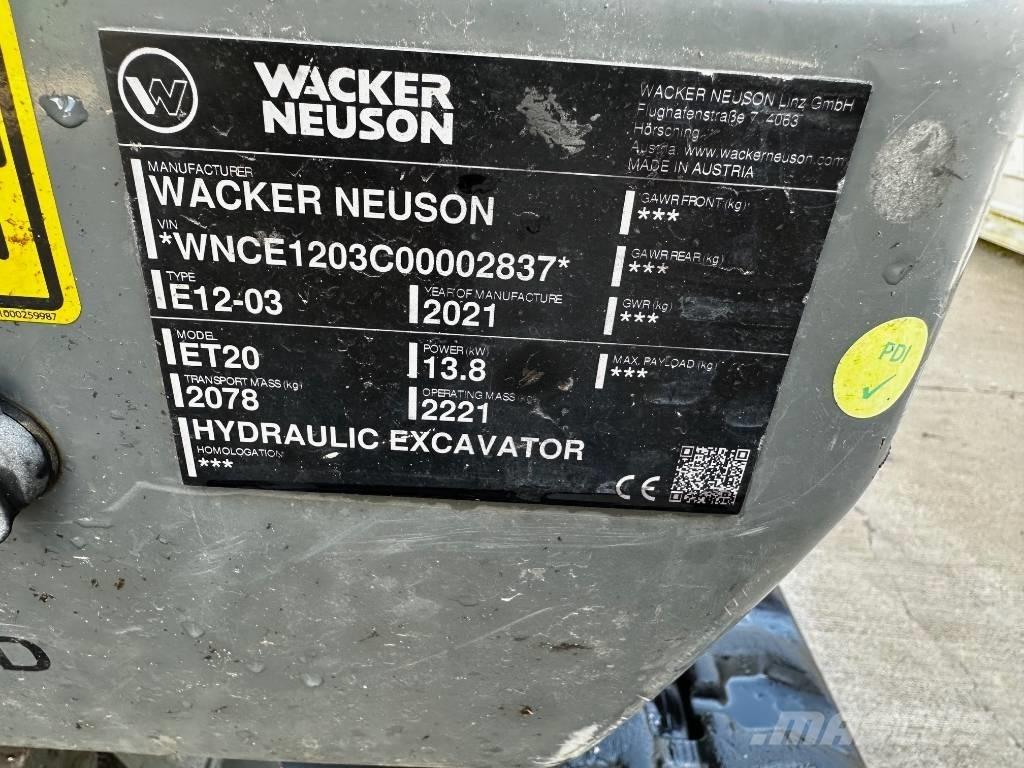 Wacker Neuson ET 20 Mini excavatoare < 7t