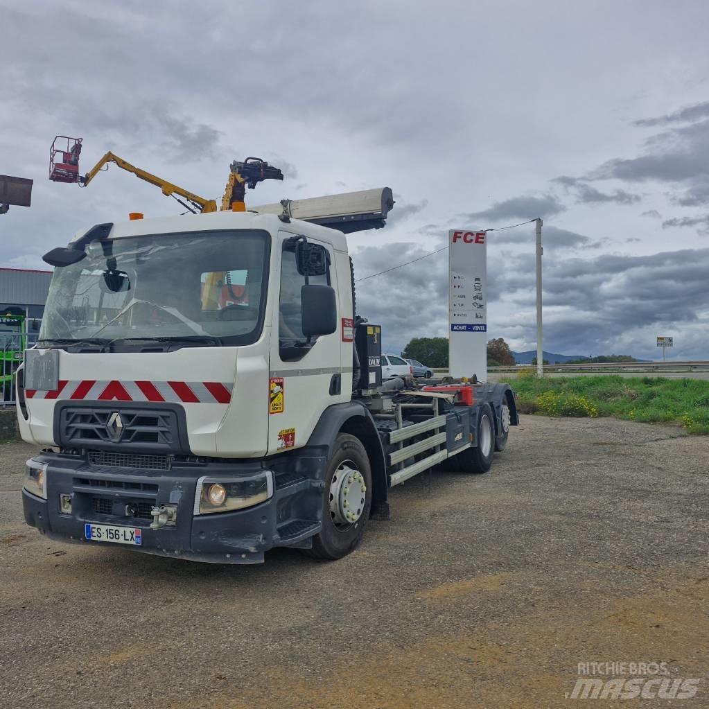 Renault D Wide 380 Camion cu carlig de ridicare
