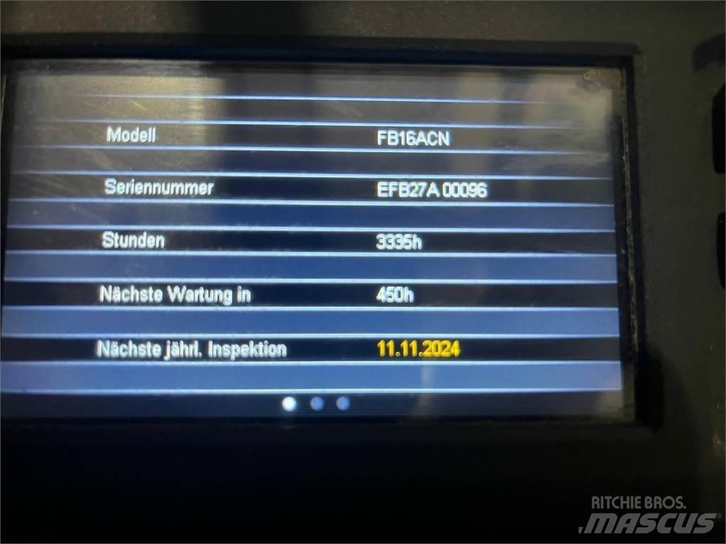 Mitsubishi FB16ACN Stivuitor electric