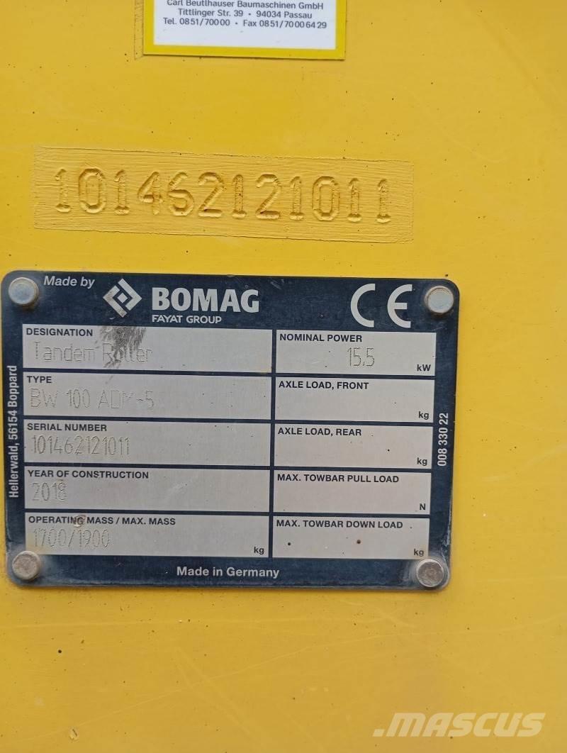 Bomag BW 100 ADM-5 Vibratoare