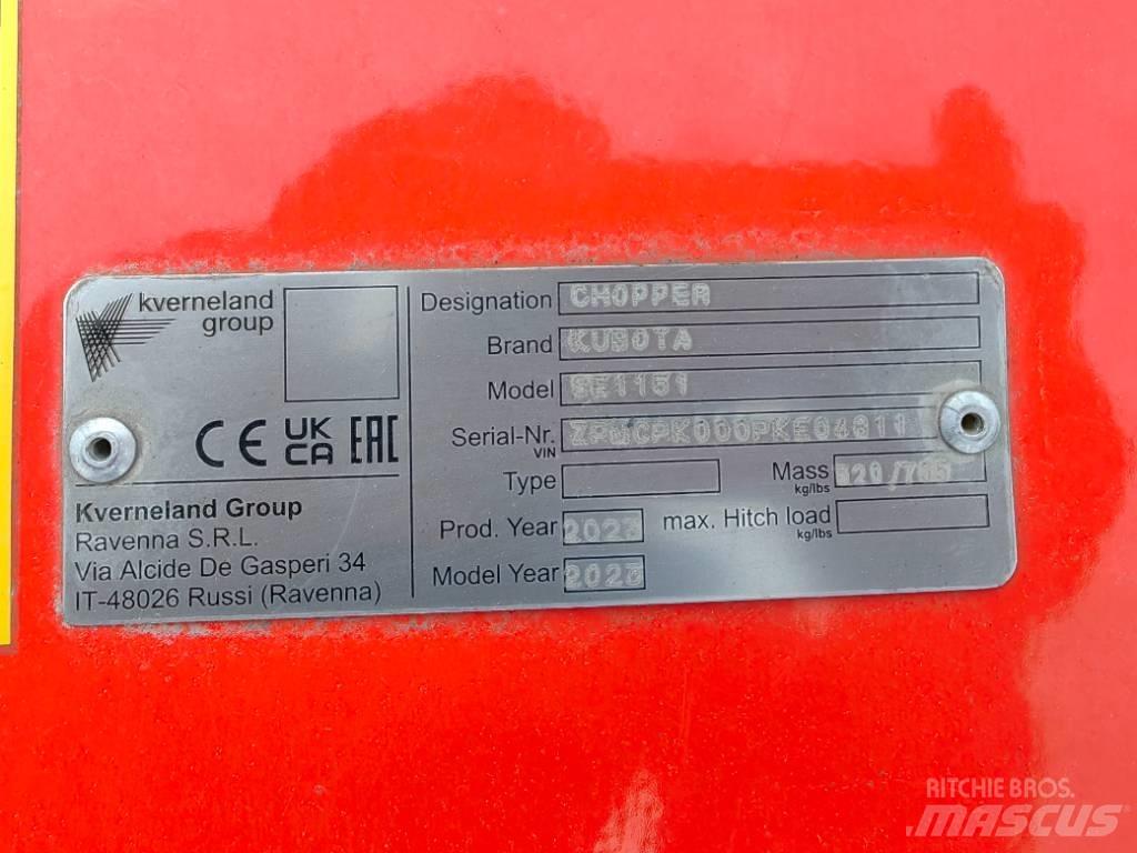 Kubota SE 1151UB Cositoare