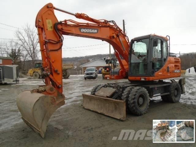 Doosan DX 140 W-3 Excavatoare cu roti
