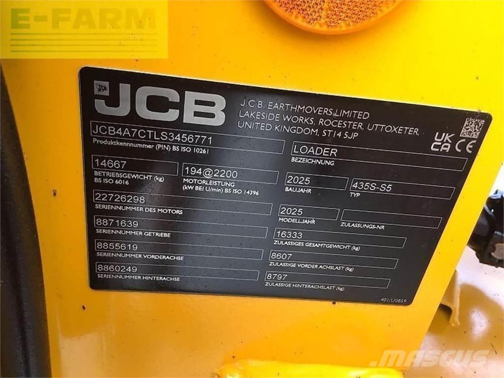 JCB 435s stufe v Mini excavatoare < 7t