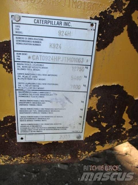 CAT 924 Incarcator pe pneuri