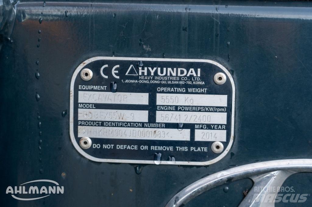 Hyundai R55W-9A Excavatoare cu roti