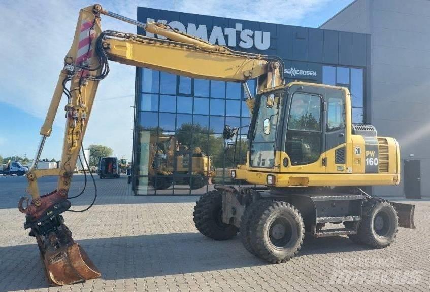 Komatsu PW160-8 Excavatoare cu roti