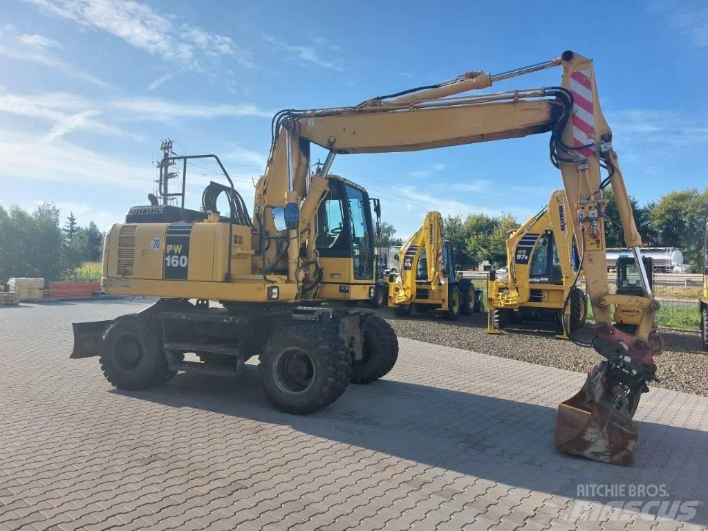 Komatsu PW160-8 Excavatoare cu roti