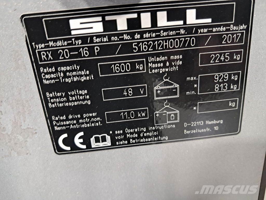 Still RX 20-16 P Stivuitor electric