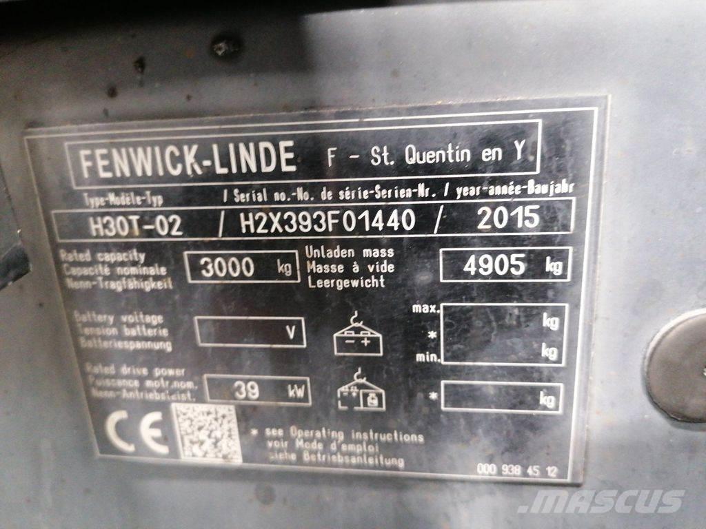 Linde H30T-02 Stivuitor GPL