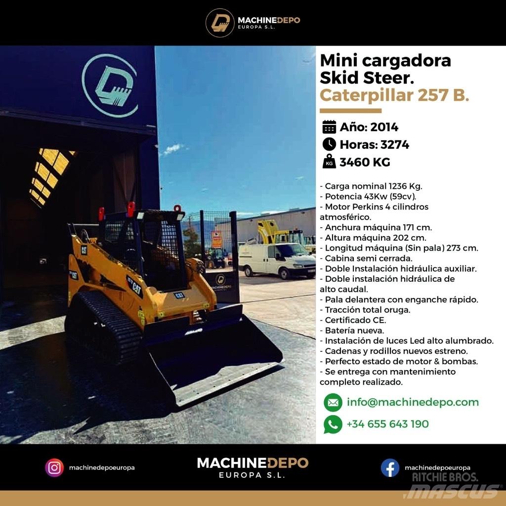 CAT 257 B Încarcatoare cu excavator