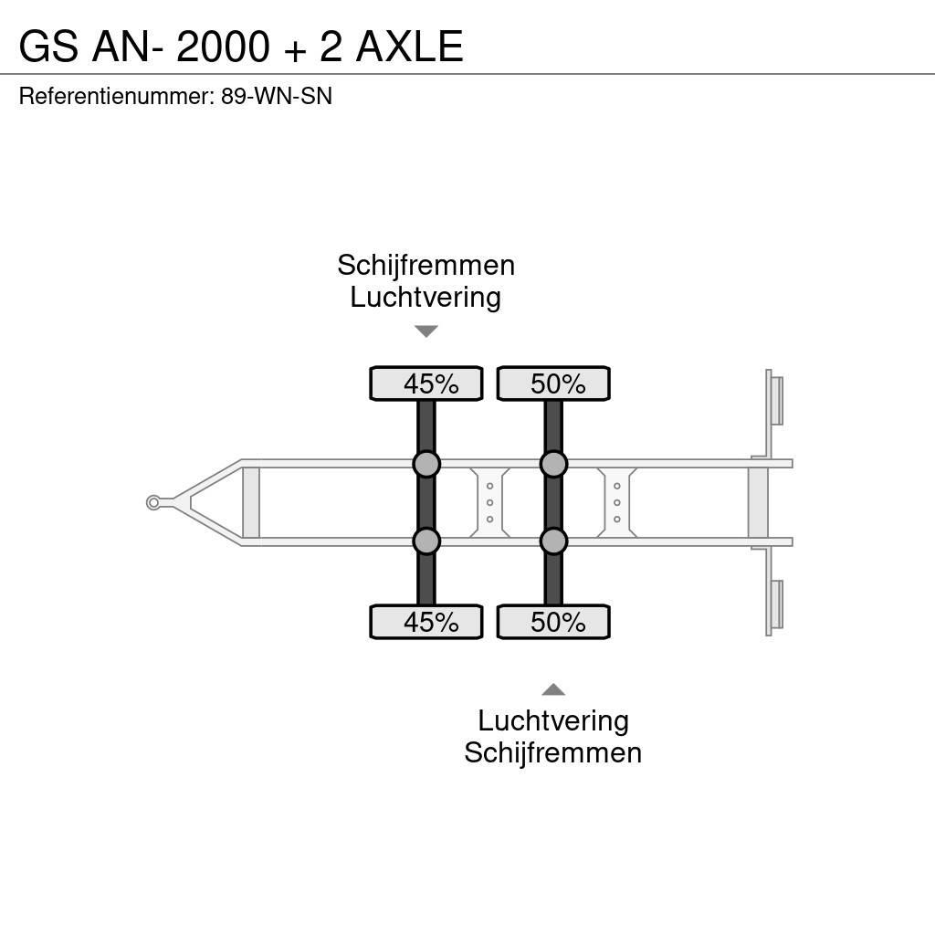 GS AN- 2000 + 2 AXLE Pick up/Prelata