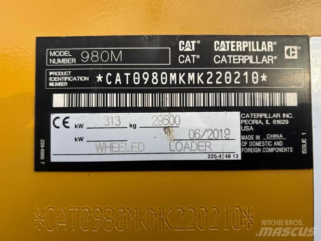 CAT 980 M Incarcator pe pneuri
