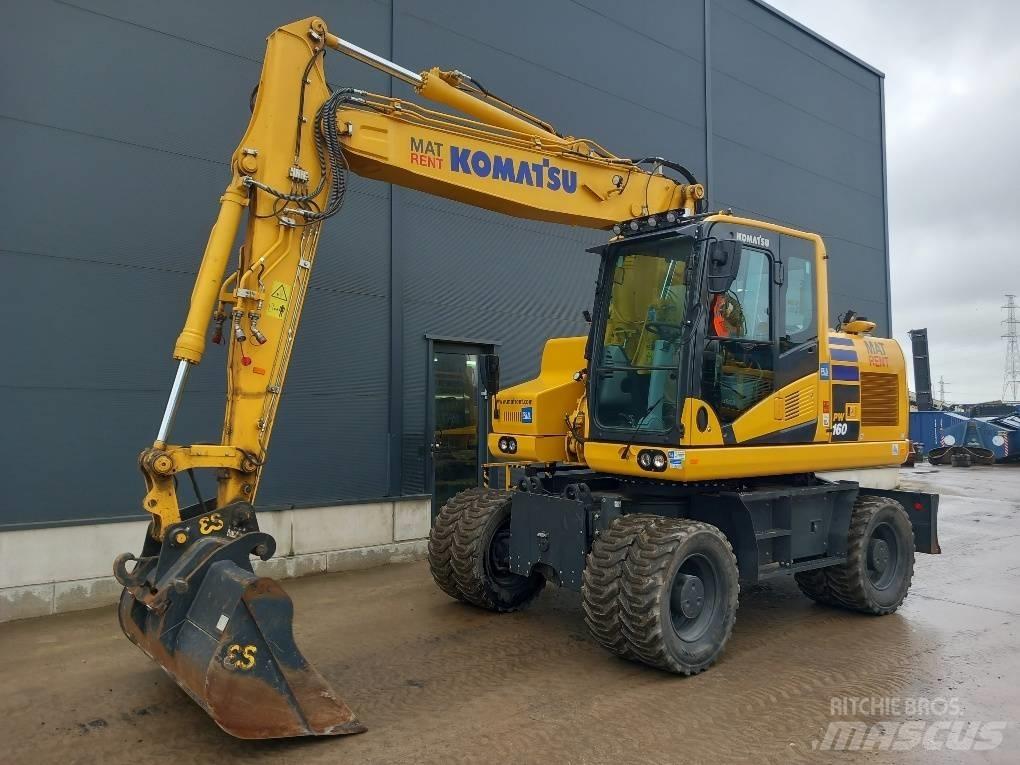 Komatsu PW180-11E0 Excavatoare cu roti