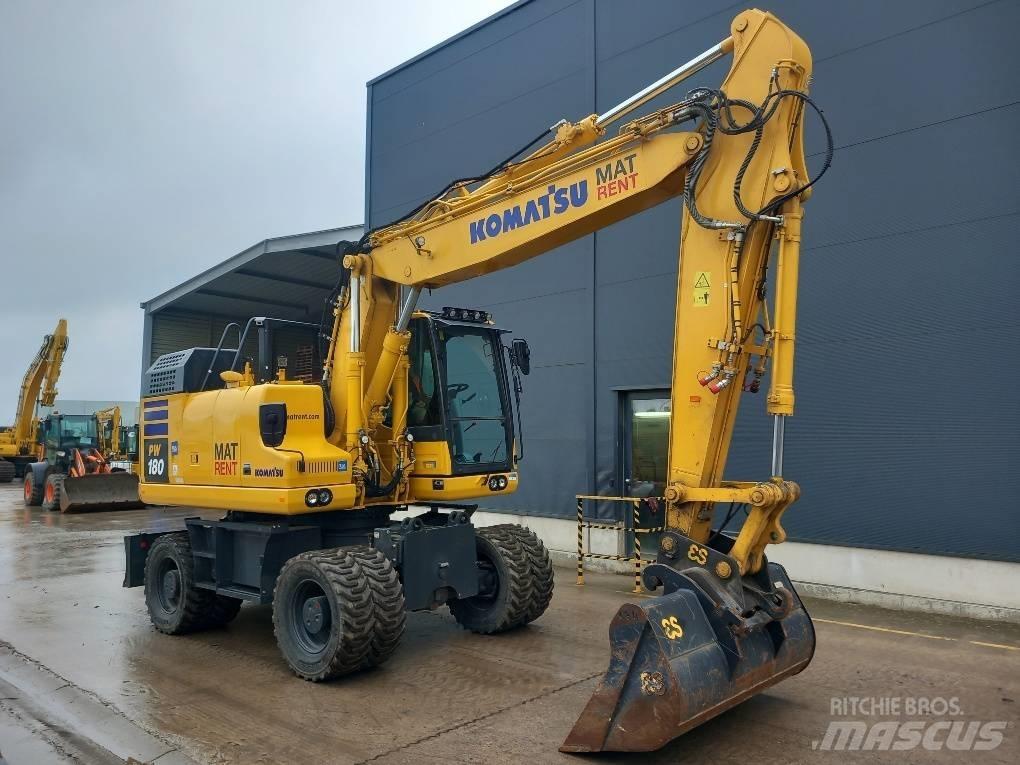 Komatsu PW180-11E0 Excavatoare cu roti