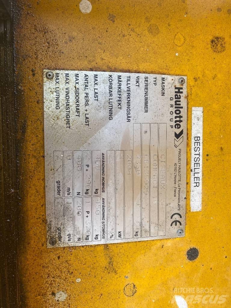 Haulotte Compact 10 Platforme foarfeca