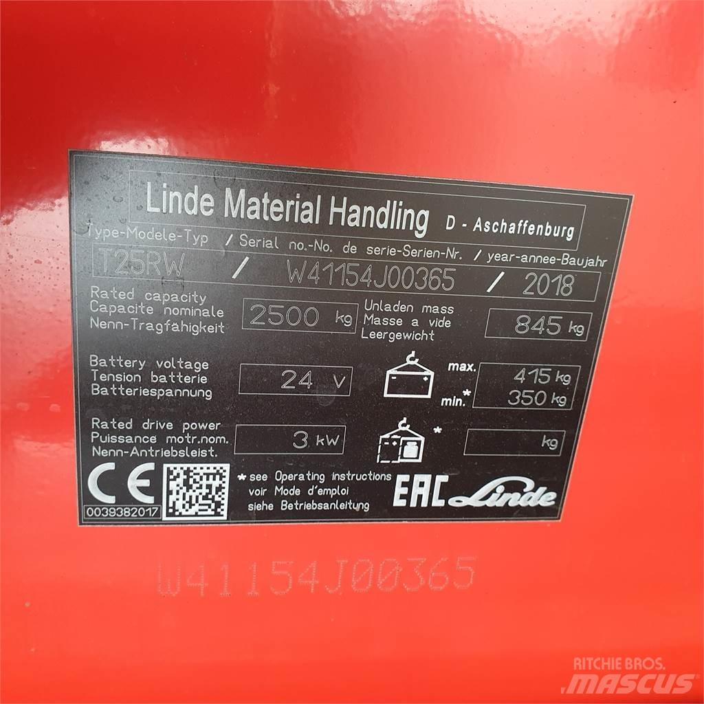 Linde T25RW-lang Transpaleta manuala