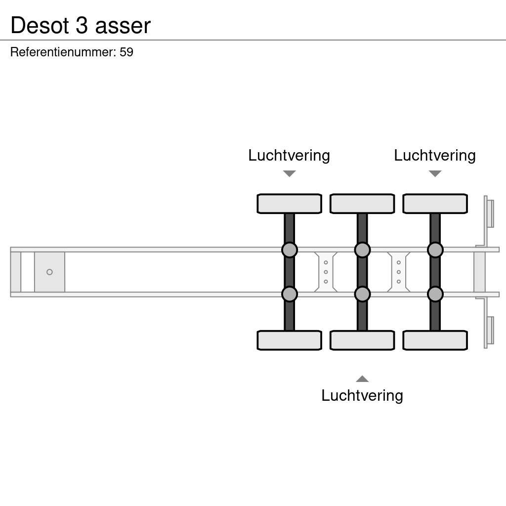 Desot 3 asser Alte semi-remorci