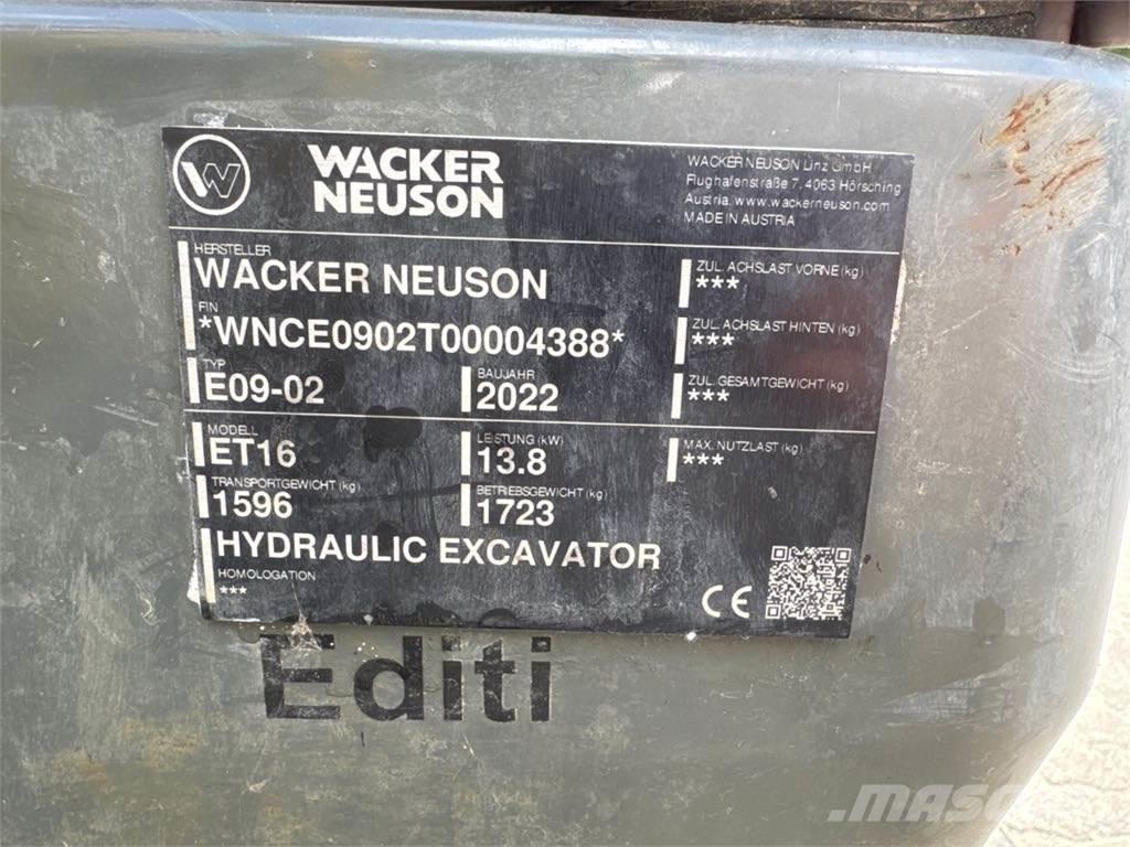 Wacker Neuson ET16 Excavatoare pe șenile

