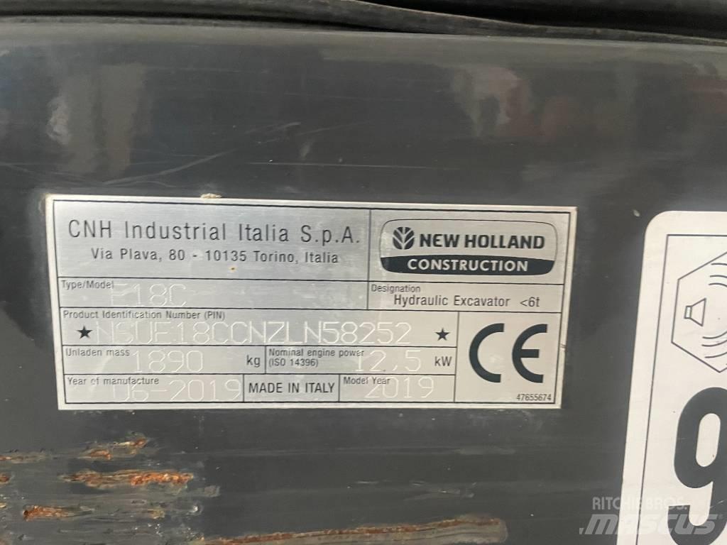 New Holland E 18 C Mini excavatoare < 7t