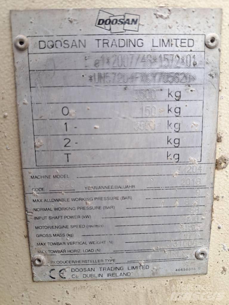 Doosan 7/204 Compresoare