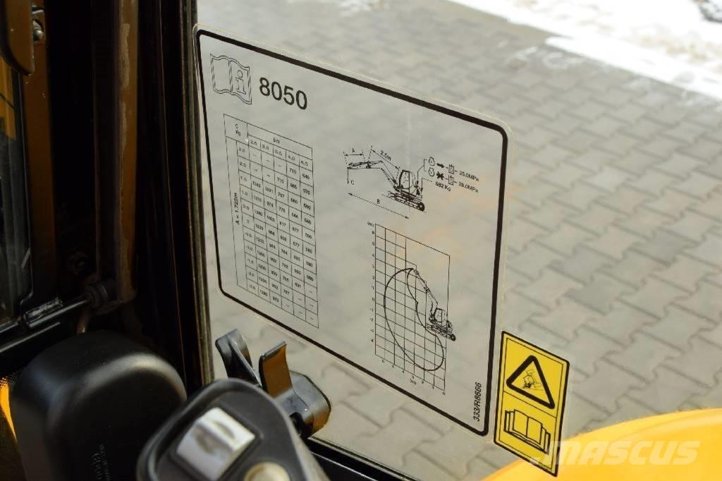 JCB 8050 RTS Mini excavatoare < 7t
