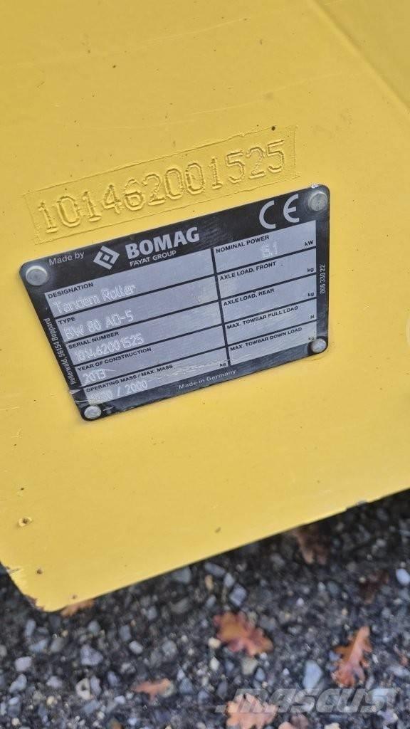 Bomag BW 80 AD-5 Cilindri compactori dubli
