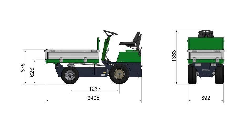 Stama Parker EL Minitractor de teren