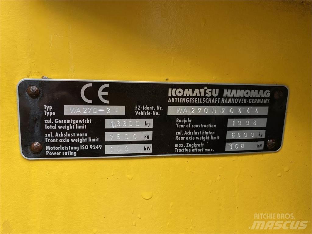 Komatsu WA270-3 Incarcator pe pneuri