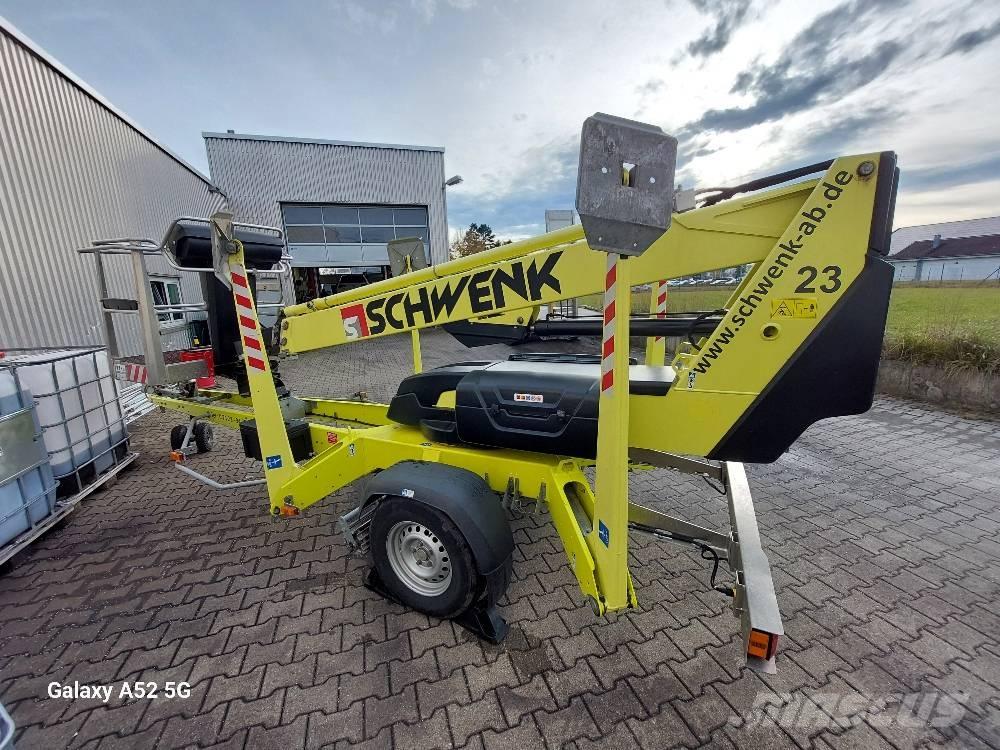 Dinolift 135 TB Platforme aeriene montate pe remorca