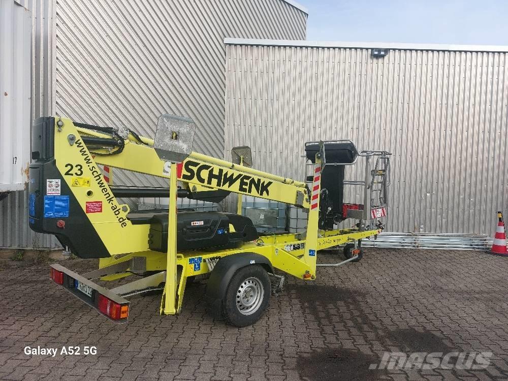 Dinolift 135 TB Platforme aeriene montate pe remorca