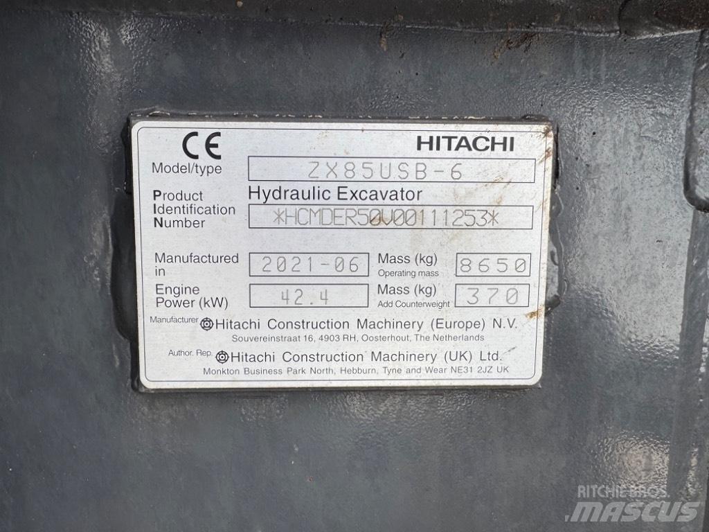 Hitachi ZX 85 US-6 Excavatoare 7t - 12t