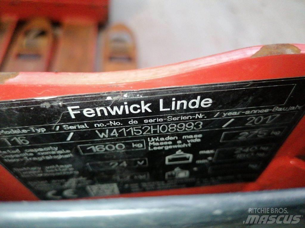 Linde T16 Transpaleta manuala